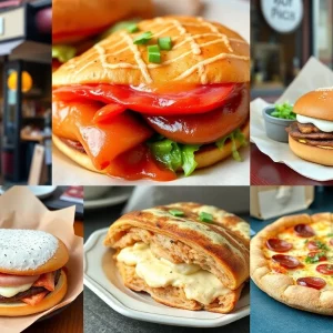 A collage of top foods from Boston's best restaurants
