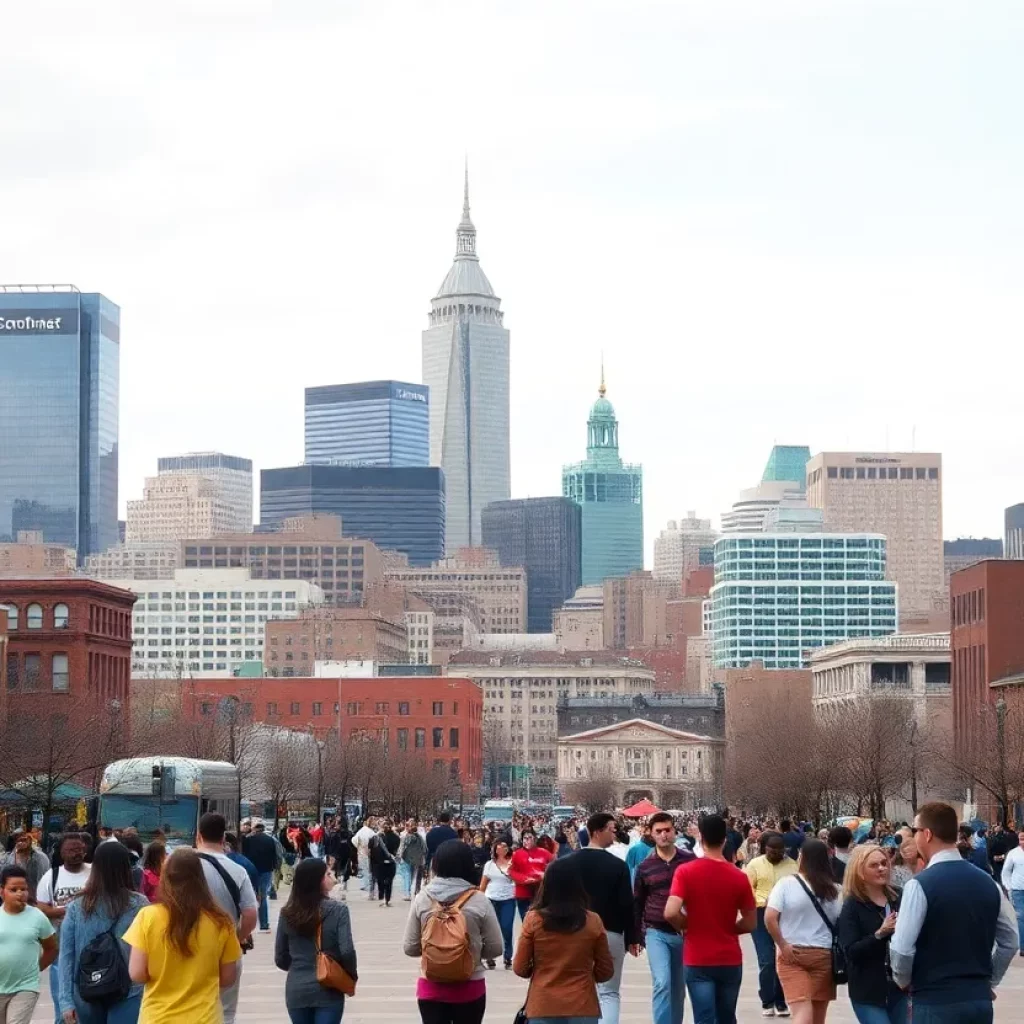 Cityscape of Boston showcasing its skyline and diverse community