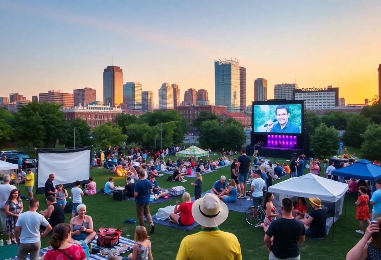 Outdoor free events in Boston during August