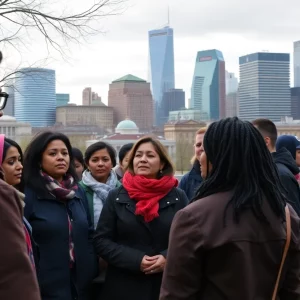 Community meeting in Boston about ICE enforcement and public safety