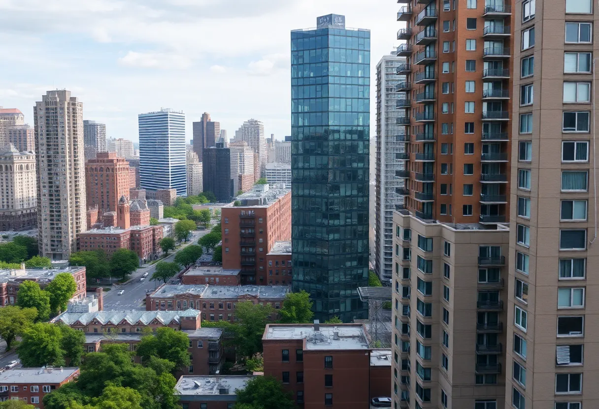 Views of rental apartments in Boston.
