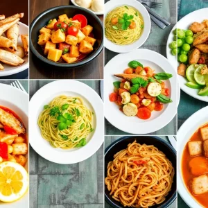 A collage of dishes representing Boston's diverse restaurant scene.