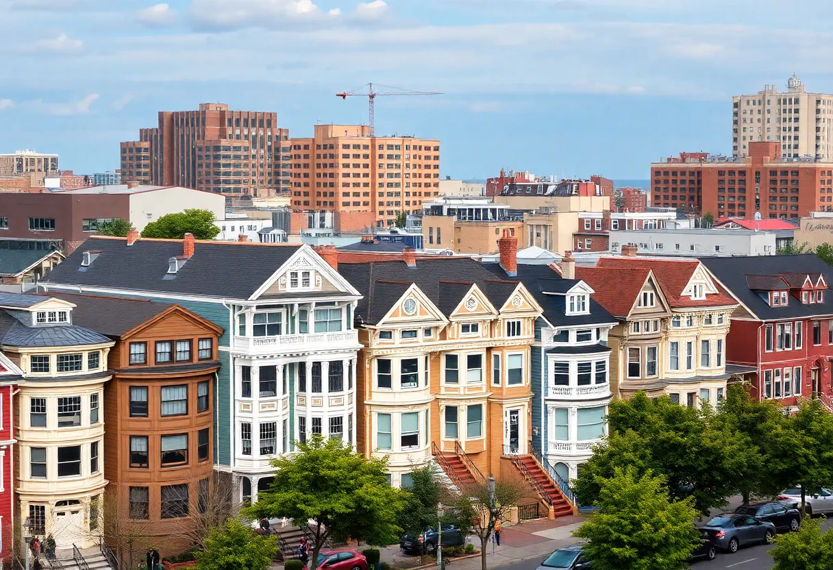 Boston skyline highlighting the housing market