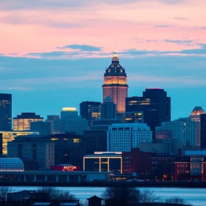 A scenic view of Boston skyline representing the media landscape.