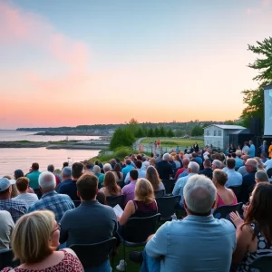 Outdoor screening at Camden International Film Festival 2025