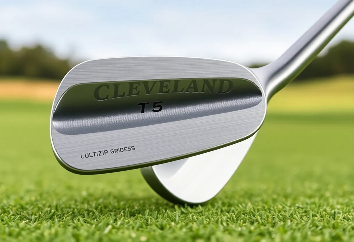Cleveland Golf CBZ Wedges displayed on a golf course