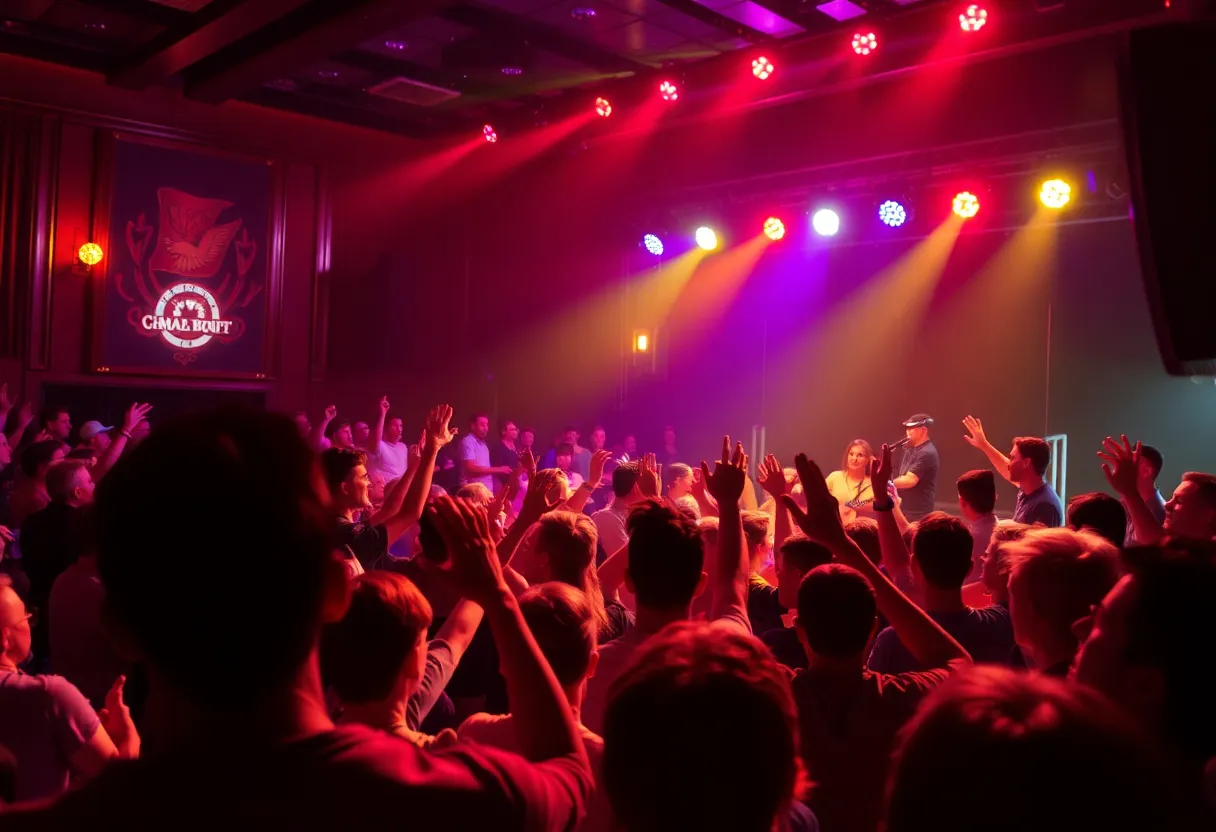 Audience enjoying a live concert at Wilbur Theatre