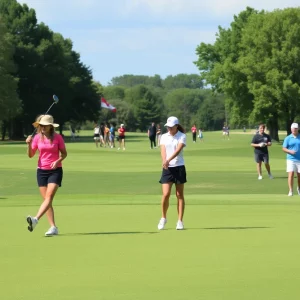 Golf teams competing at Lake Ripley Country Club