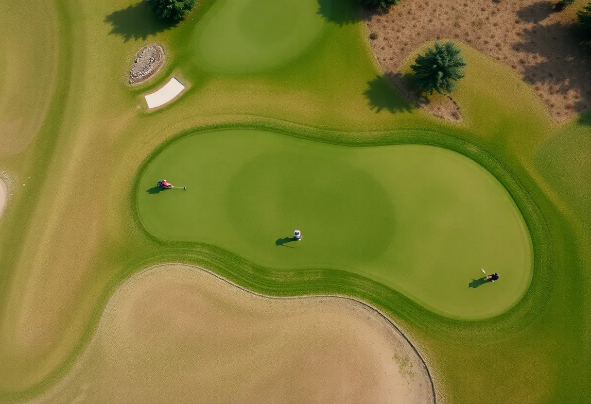 A view of the Leo J. Martin Golf Course in Weston, highlighting the course's current conditions.