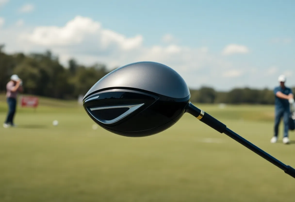 Mizuno prototype driver on display during the FM Championship