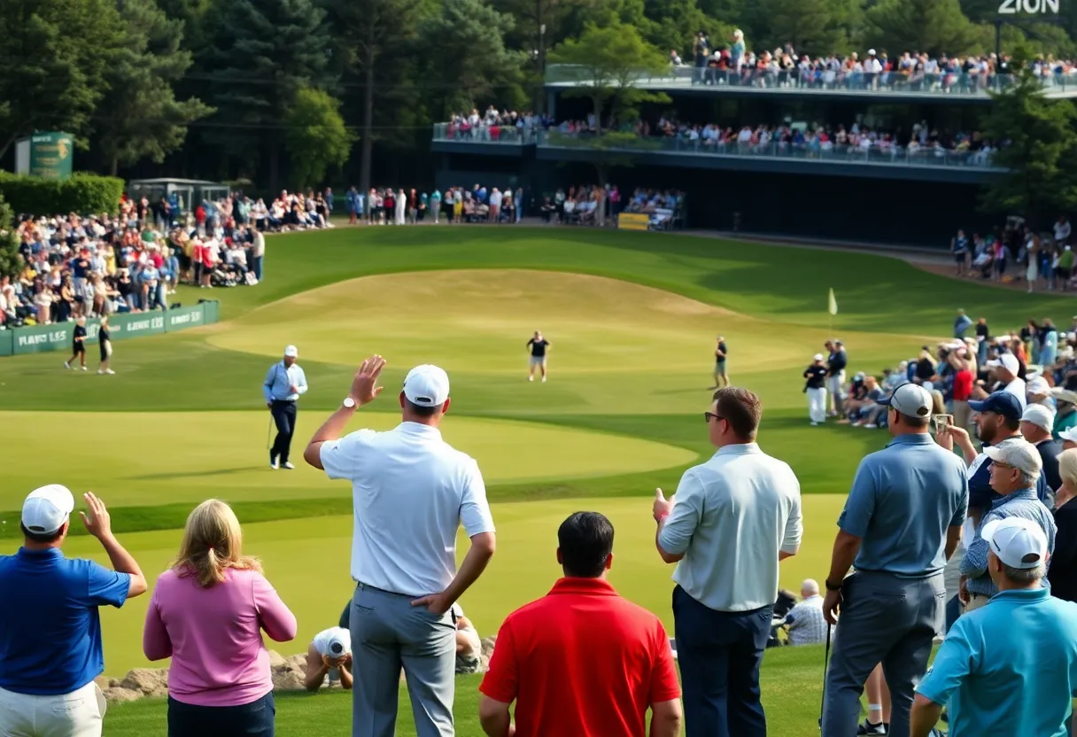 Ryder Cup players discussing strategies at Bethpage Black