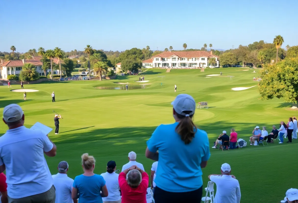 Golf course at San Diego Country Club during the Senior Women’s Open