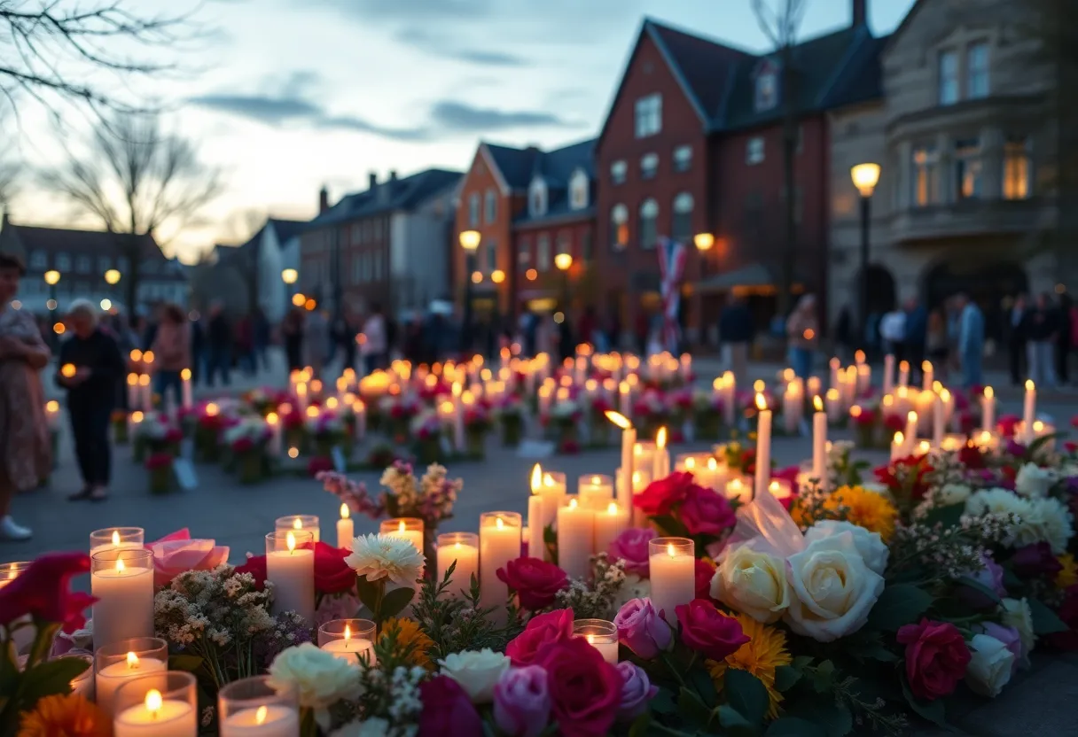 Community vigil in Southport honoring victims of knife attack