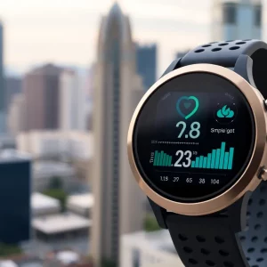 Whoop wearable fitness tracker showcasing blood pressure monitoring feature