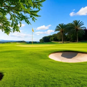 Kent State men's golf team competing at Pan Pacific Golf Super League