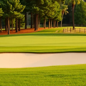 Challenging golf course at Oakmont Country Club