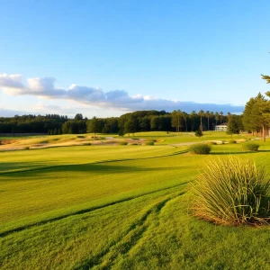 Scenic view of Napa golf course during Procore Championship