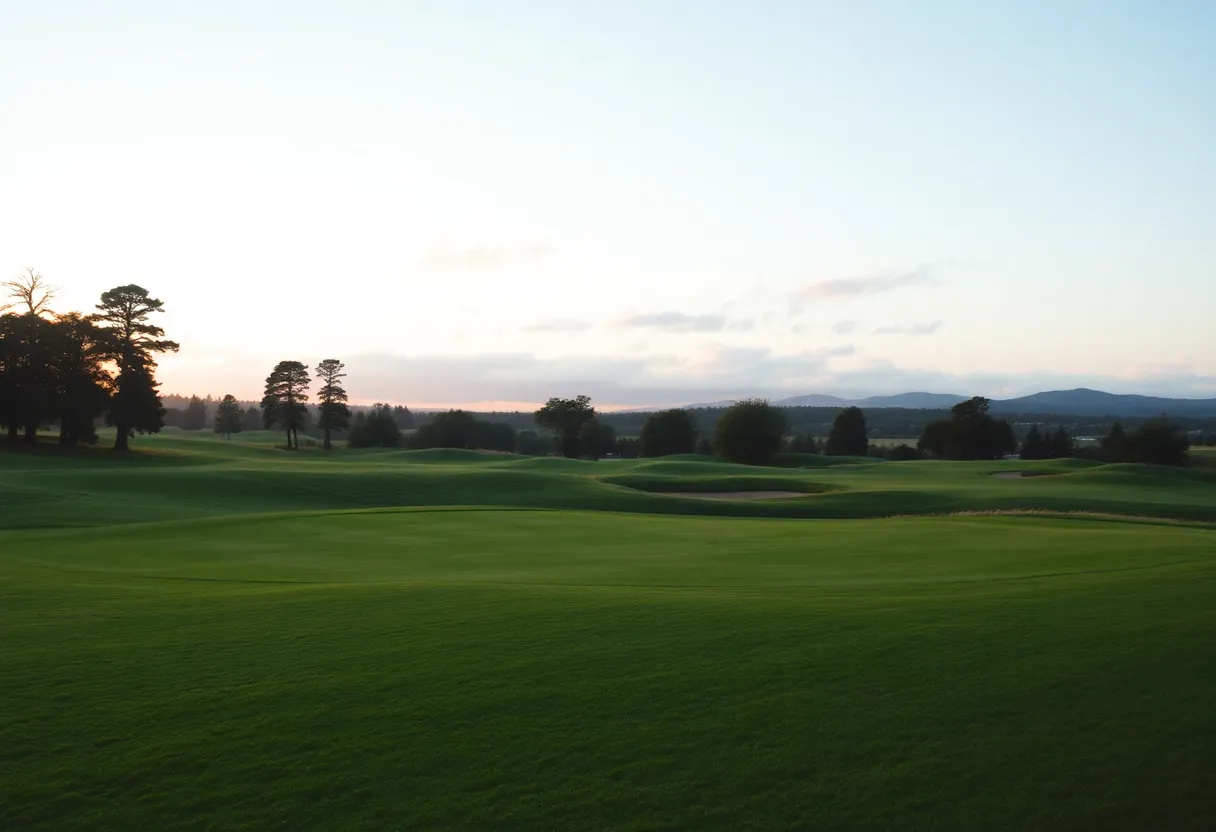 Morehead State men's golf team competing at Colonel Shootout