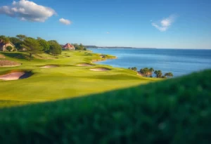 Niagara University Women's Golf team during tournament play