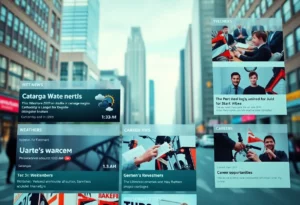 Interactive news interface of Boston 25 Now