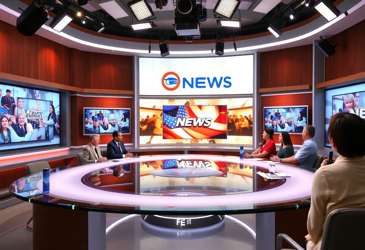 Boston 25 Now newsroom with new graphics and logos