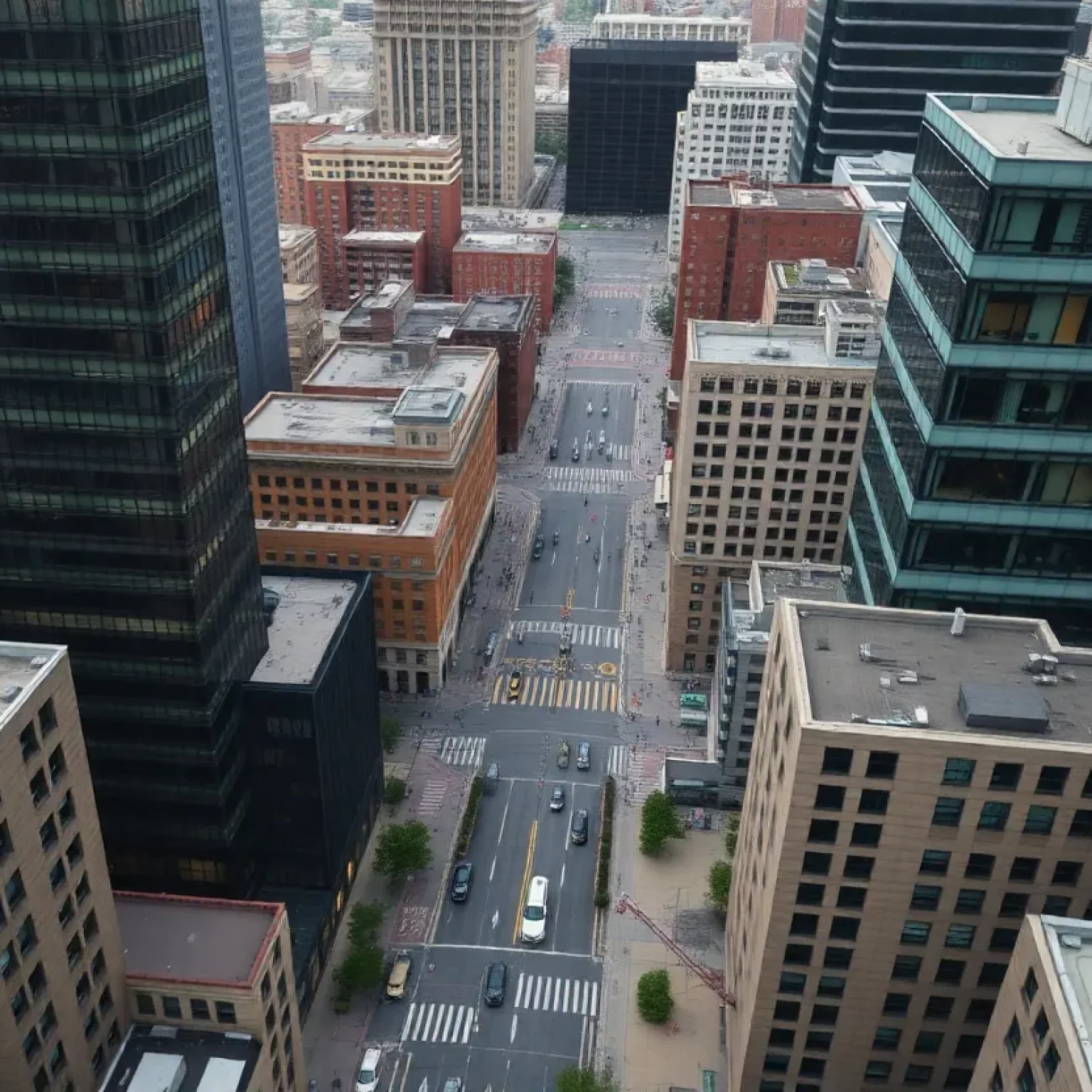 Aerial view of Boston depicting the city's business landscape.