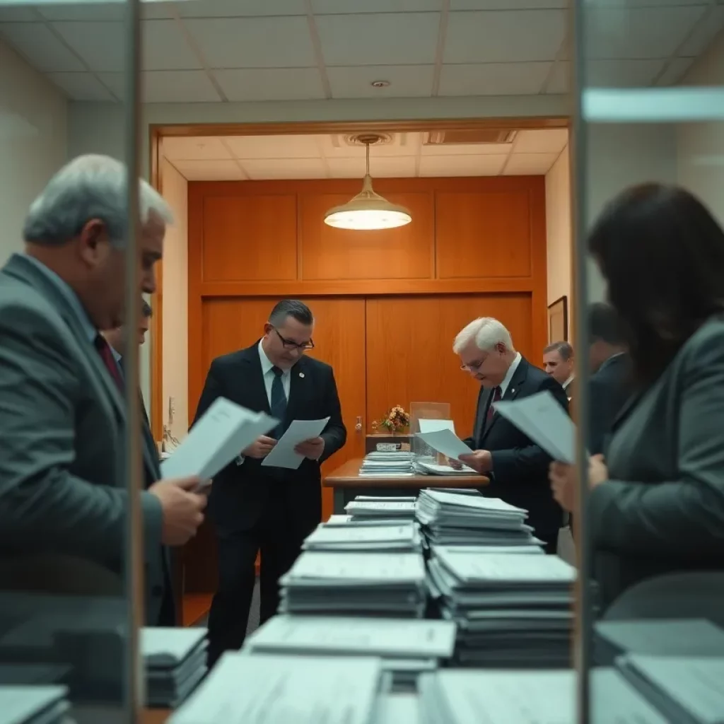 Officials conducting a recount in Boston elections