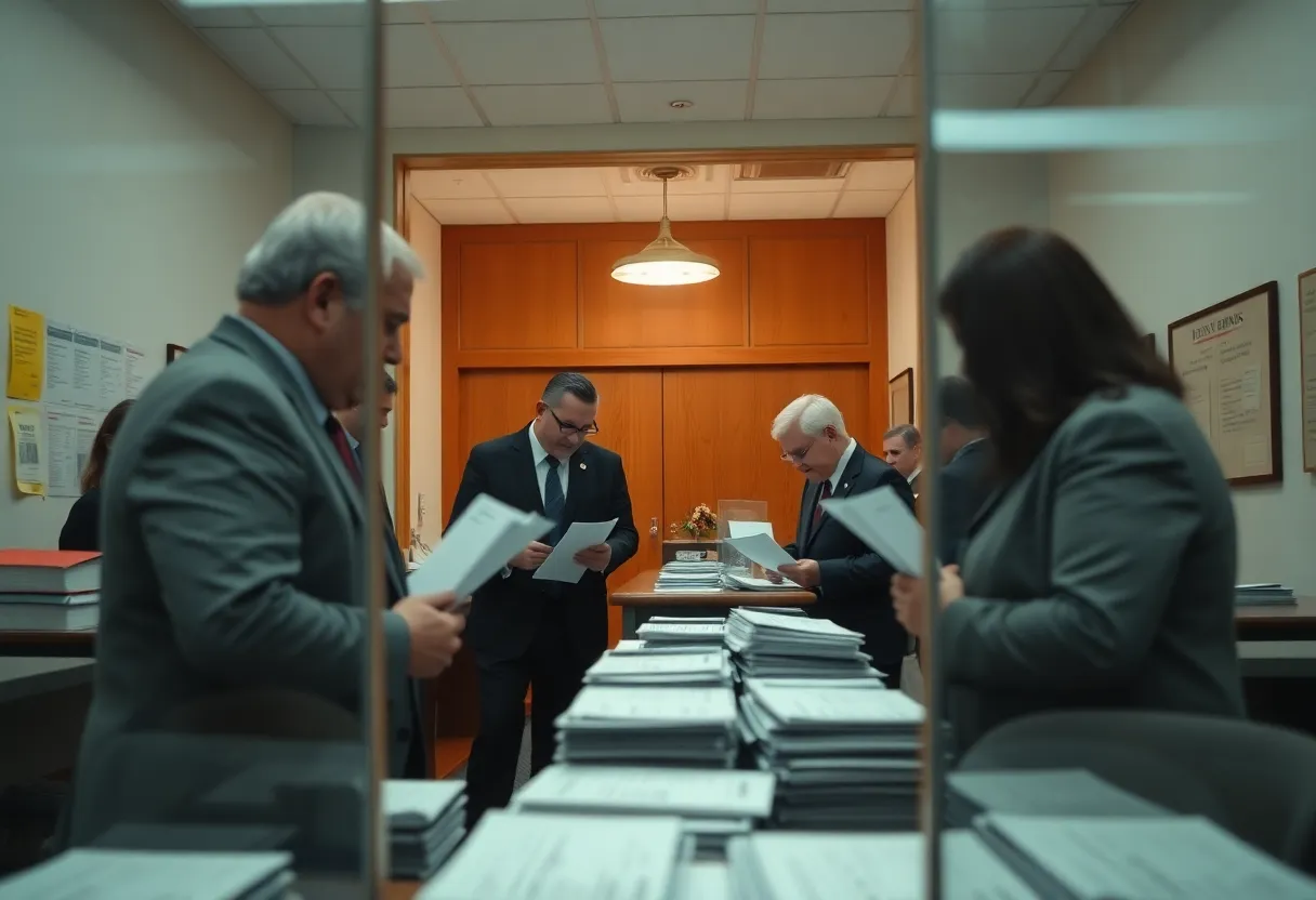 Officials conducting a recount in Boston elections