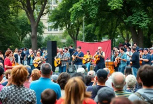 Audience enjoying live music performances in Boston