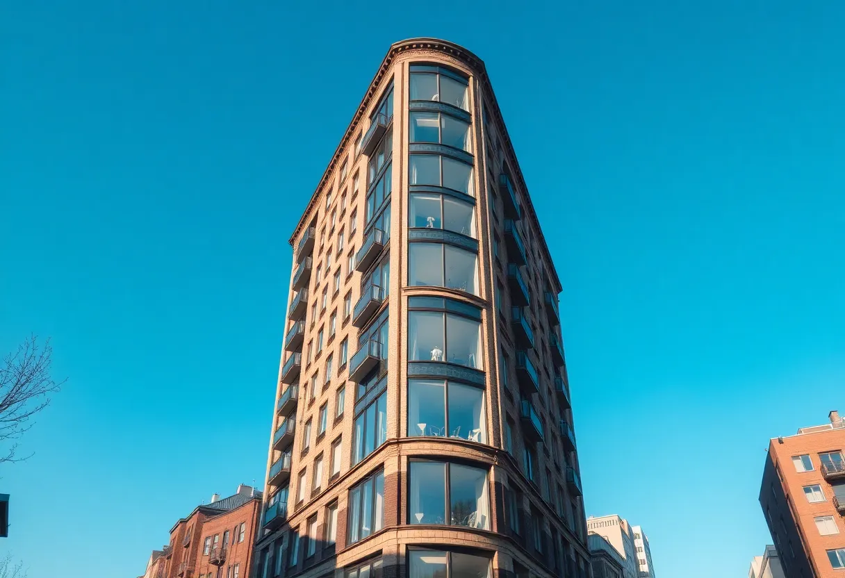 Converted office building into residential units in Boston
