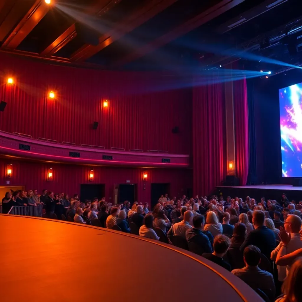 Dynamic stage performance in Boston theater