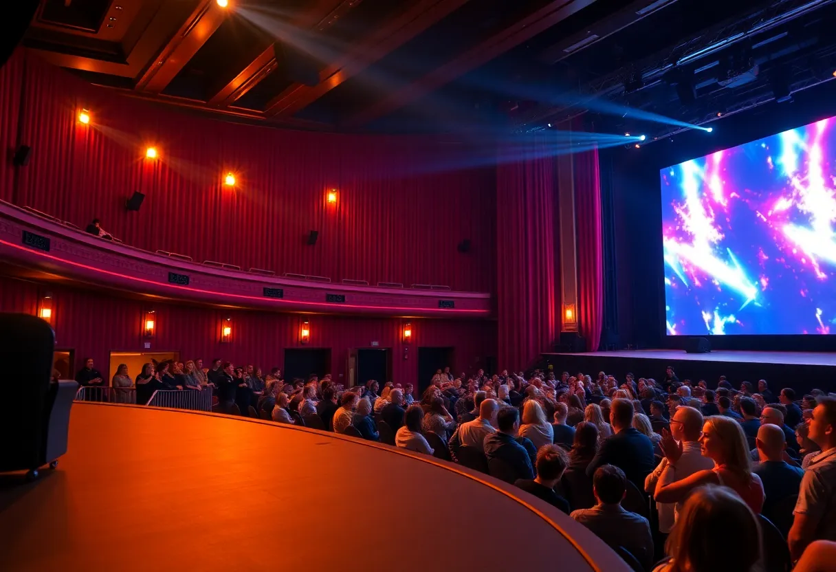 Dynamic stage performance in Boston theater