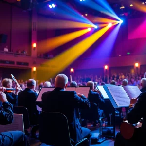 Orchestra performing at Cape Ann Symphony concert