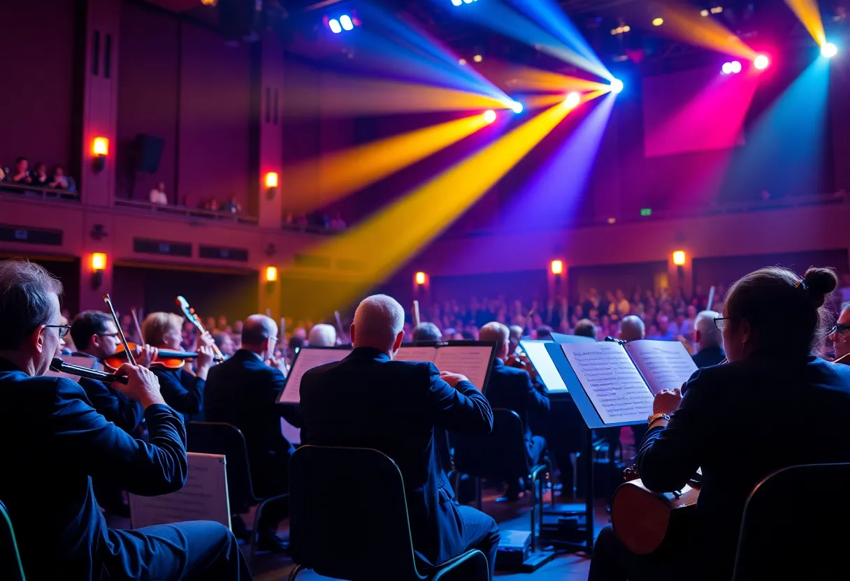 Orchestra performing at Cape Ann Symphony concert