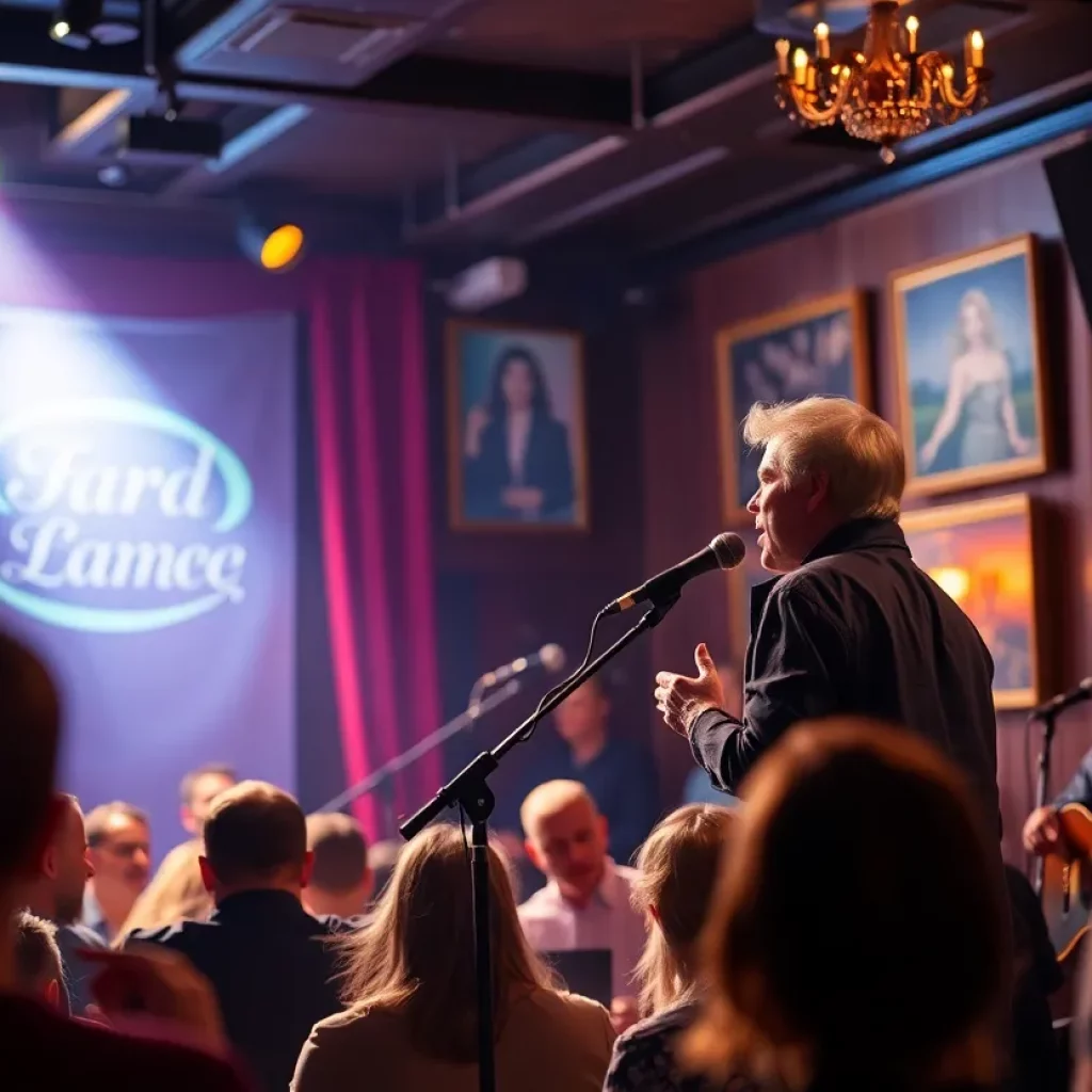 Cassie Swartz performing at Club Café in Boston