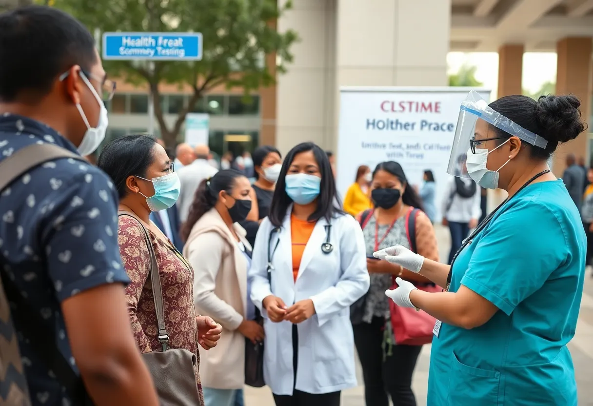 Community health screening event for chronic kidney disease