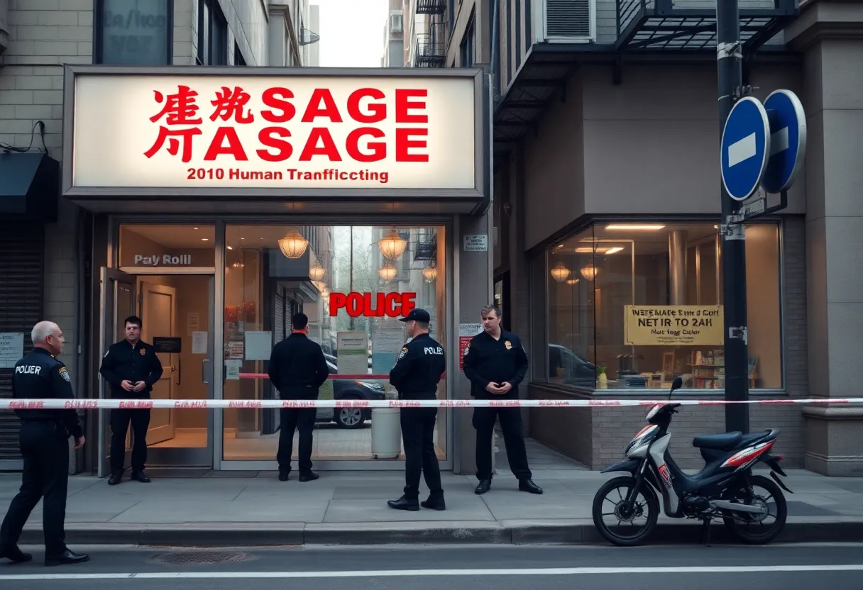 Closed massage parlor in Methuen with police presence