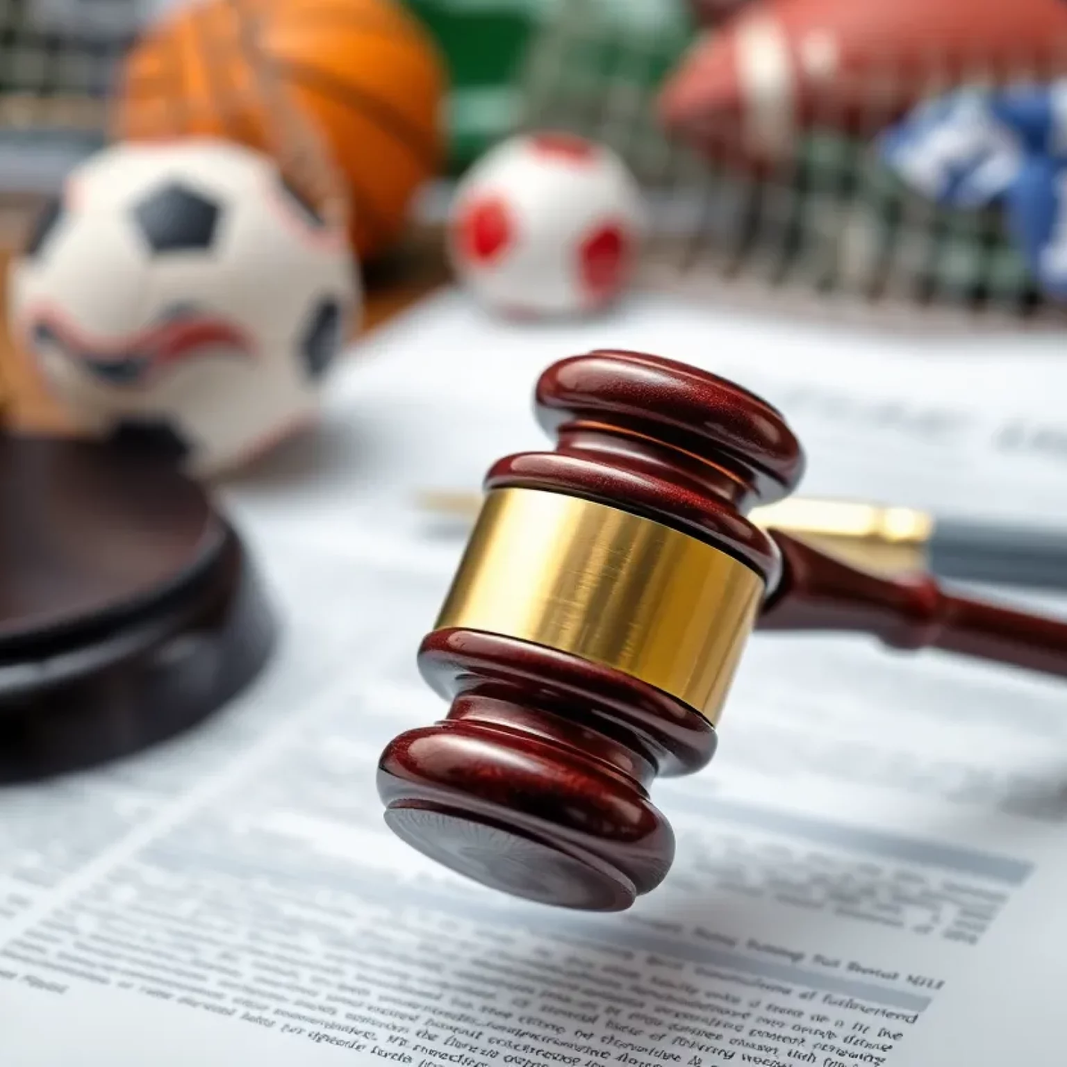 Gavel and legal documents representing the lawsuit against Kalshi.