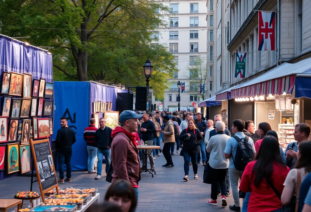 Community members enjoying various cultural events in Cambridge and Somerville