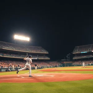 Arizona Diamondbacks players celebrating after a home run during a game against the Boston Red Sox.