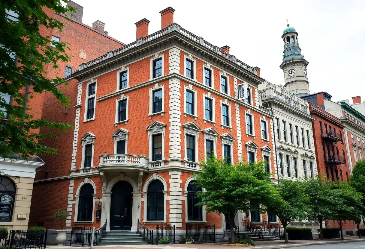 Historic Ebenezer Hancock House in Boston