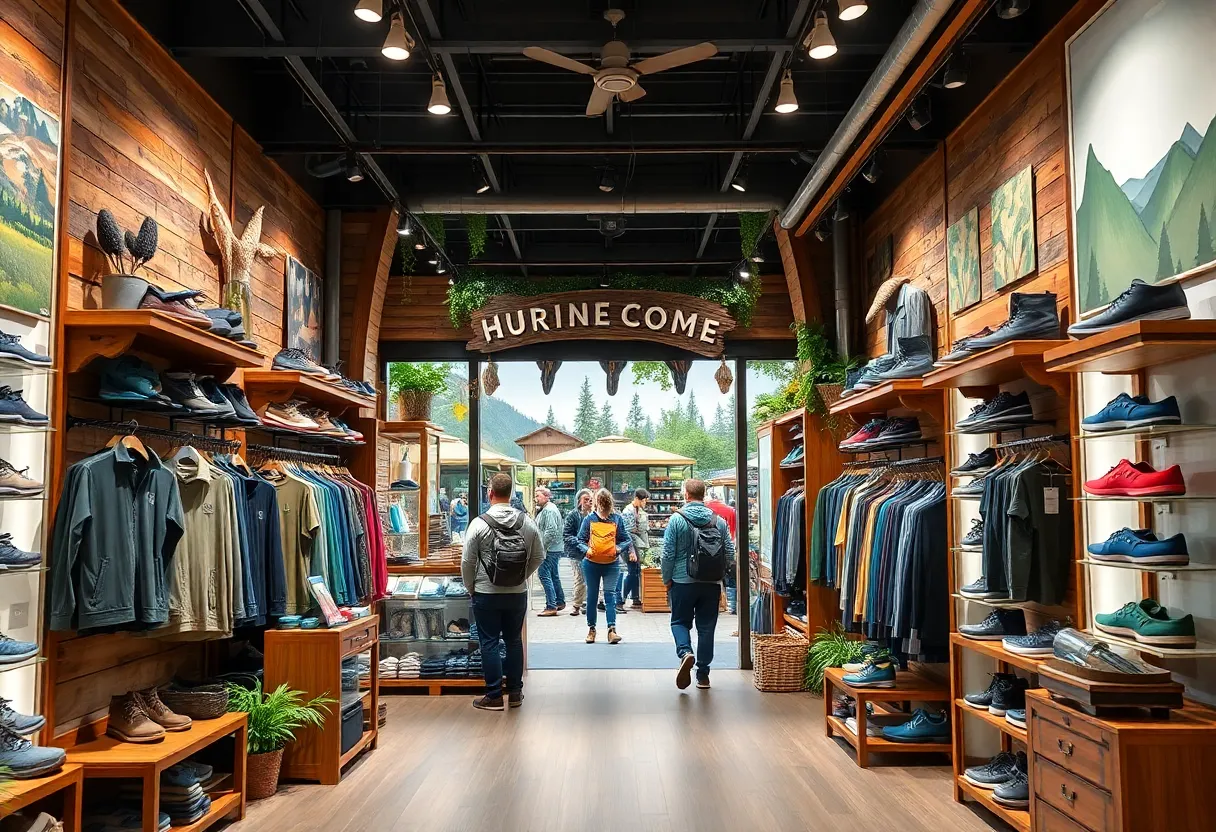 Entrance of the new L.L. Bean store in Framingham