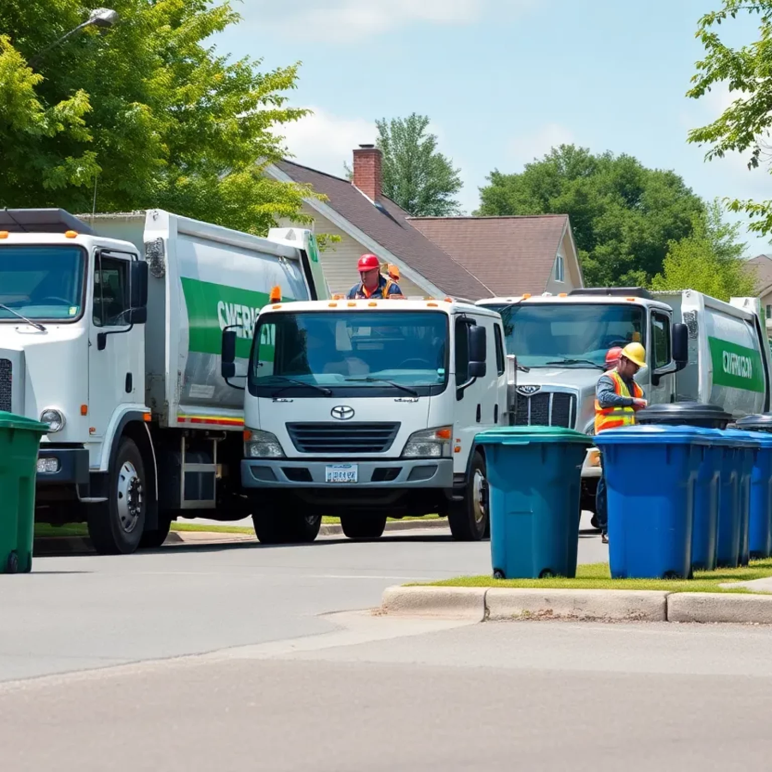 Workers and garbage trucks returning to service in Massachusetts