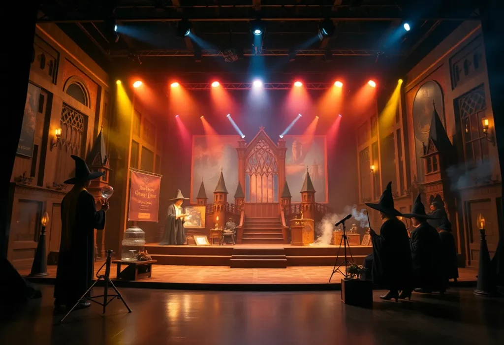 A magical stage setting for Harry Potter and the Cursed Child
