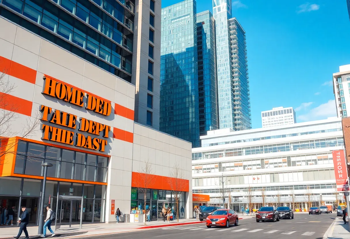 Image of Home Depot store at 615 Arsenal St. in Watertown