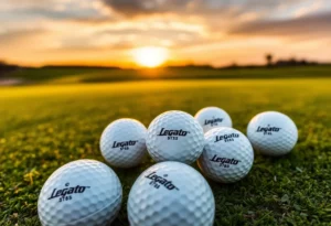 Legato LTX 3085 golf balls on a golf tee