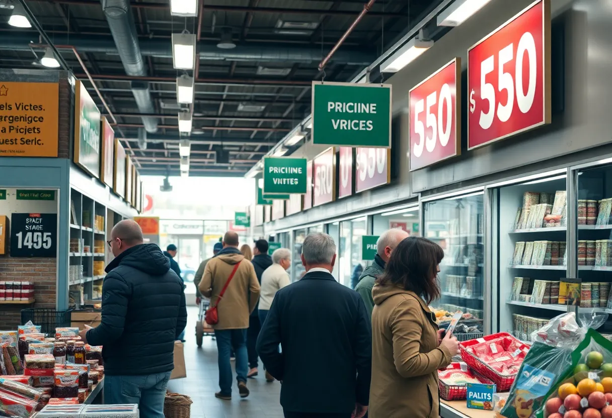 Marketplace showcasing clear pricing regulations in Massachusetts