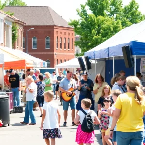 Families enjoying cultural events at North Shore festival