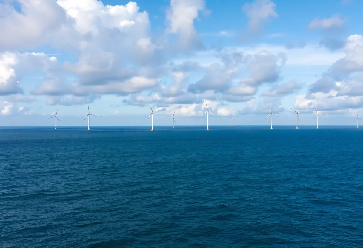 Offshore wind turbines operating in ocean waters
