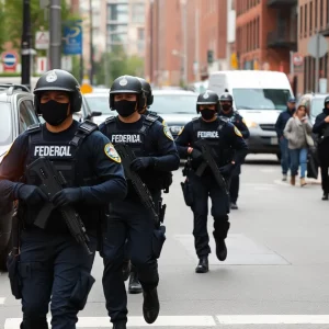 Federal agents conducting Operation Patriot 2.0 in Boston